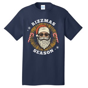 Retro Rizz The Season Funny Santa Clause Rizzler Tall T-Shirt