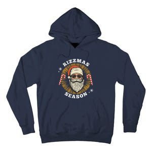 Retro Rizz The Season Funny Santa Clause Rizzler Tall Hoodie