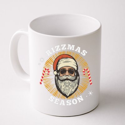 Retro Rizz The Season Funny Santa Clause Rizzler Coffee Mug