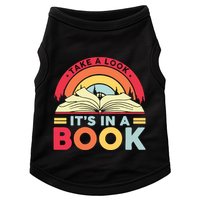 Reading Rainbow Take A Look It’S In A Book Reading Vintage Retro Rainbow Doggie Tank