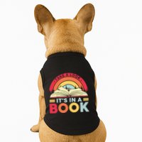 Reading Rainbow Take A Look It’S In A Book Reading Vintage Retro Rainbow Doggie Tank