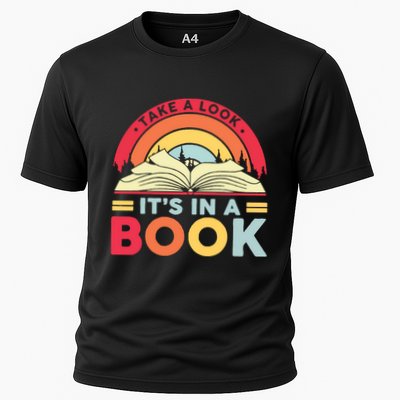 Reading Rainbow Take A Look It’S In A Book Reading Vintage Retro Rainbow Performance Shirt