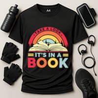 Reading Rainbow Take A Look It’S In A Book Reading Vintage Retro Rainbow Performance Shirt