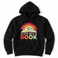 Reading Rainbow Take A Look It’S In A Book Reading Vintage Retro Rainbow Hoodie