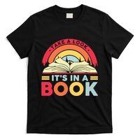 Reading Rainbow Take A Look It’S In A Book Reading Vintage Retro Rainbow T-Shirt