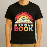 Reading Rainbow Take A Look It’S In A Book Reading Vintage Retro Rainbow T-Shirt