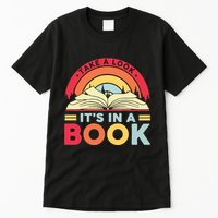 Reading Rainbow Take A Look It’S In A Book Reading Vintage Retro Rainbow Tall T-Shirt