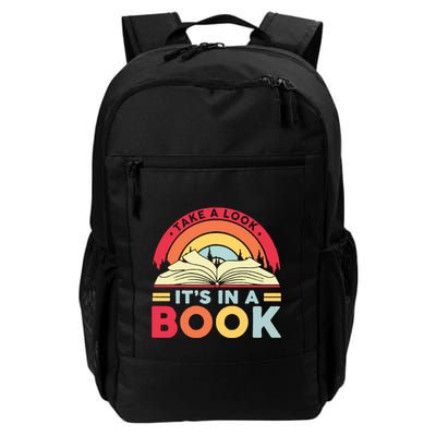 Reading Rainbow Take A Look It’S In A Book Reading Vintage Retro Rainbow Backpack