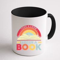 Reading Rainbow Take A Look It’S In A Book Reading Vintage Retro Rainbow Mug