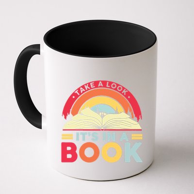 Reading Rainbow Take A Look It’S In A Book Reading Vintage Retro Rainbow Mug