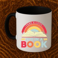 Reading Rainbow Take A Look It’S In A Book Reading Vintage Retro Rainbow Mug