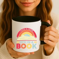 Reading Rainbow Take A Look It’S In A Book Reading Vintage Retro Rainbow Mug