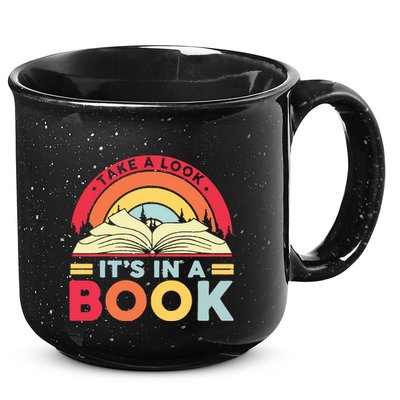 Reading Rainbow Take A Look It’S In A Book Reading Vintage Retro Rainbow 15oz Campfire Ceramic Mug