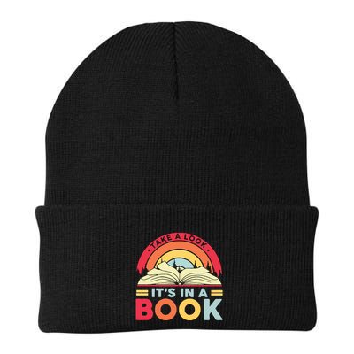 Reading Rainbow Take A Look It’S In A Book Reading Vintage Retro Rainbow Beanie