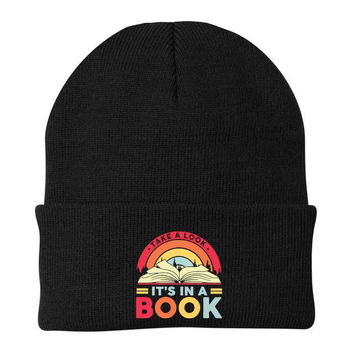 Reading Rainbow Take A Look It’S In A Book Reading Vintage Retro Rainbow Beanie