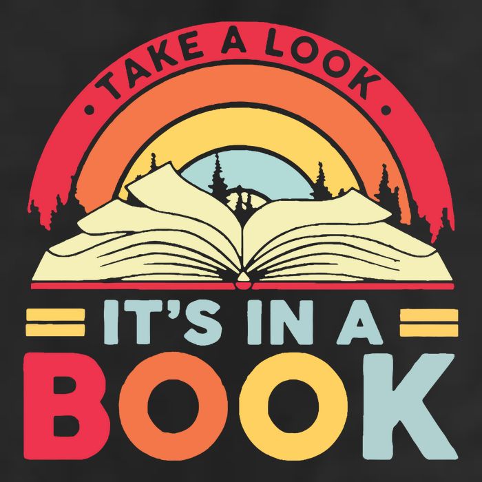 Reading Rainbow Take A Look It’S In A Book Reading Vintage Retro Rainbow Trucker Hat