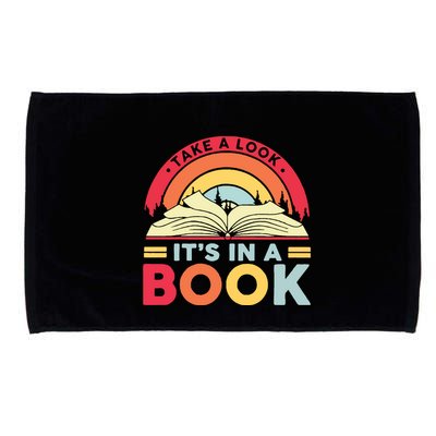 Reading Rainbow Take A Look It’S In A Book Reading Vintage Retro Rainbow Microfiber Hand Towel