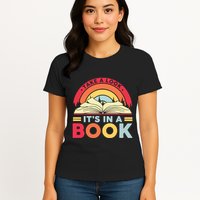 Reading Rainbow Take A Look It’S In A Book Reading Vintage Retro Rainbow Womens T-Shirt