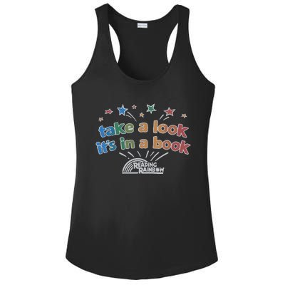 Reading Rainbow Take A Look Ladies PosiCharge Competitor Racerback Tank