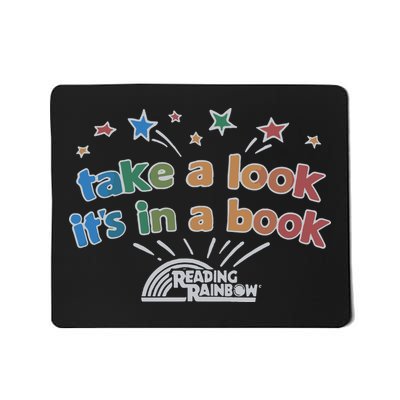 Reading Rainbow Take A Look Mousepad