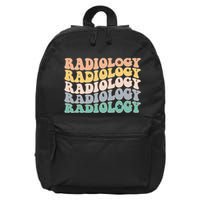 Radiology Radiologic Technologist Xray Tech 16 in Basic Backpack