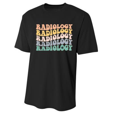 Radiology Radiologic Technologist Xray Tech Performance Sprint T-Shirt