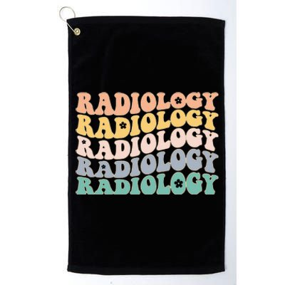 Radiology Radiologic Technologist Xray Tech Platinum Collection Golf Towel