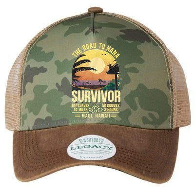 RJC Road To Hana Survivor Maui Hawaii Trip Adventure Legacy Tie Dye Trucker Hat