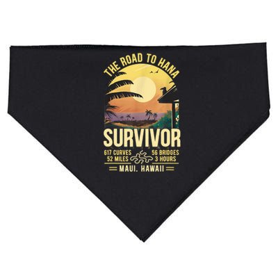 RJC Road To Hana Survivor Maui Hawaii Trip Adventure USA-Made Doggie Bandana