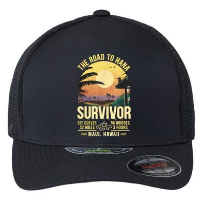 RJC Road To Hana Survivor Maui Hawaii Trip Adventure Flexfit Unipanel Trucker Cap