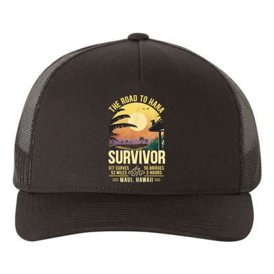 RJC Road To Hana Survivor Maui Hawaii Trip Adventure Yupoong Adult 5-Panel Trucker Hat