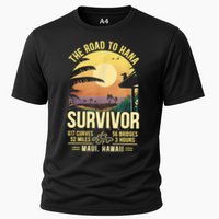 RJC Road To Hana Survivor Maui Hawaii Trip Adventure Cooling Performance Crew T-Shirt