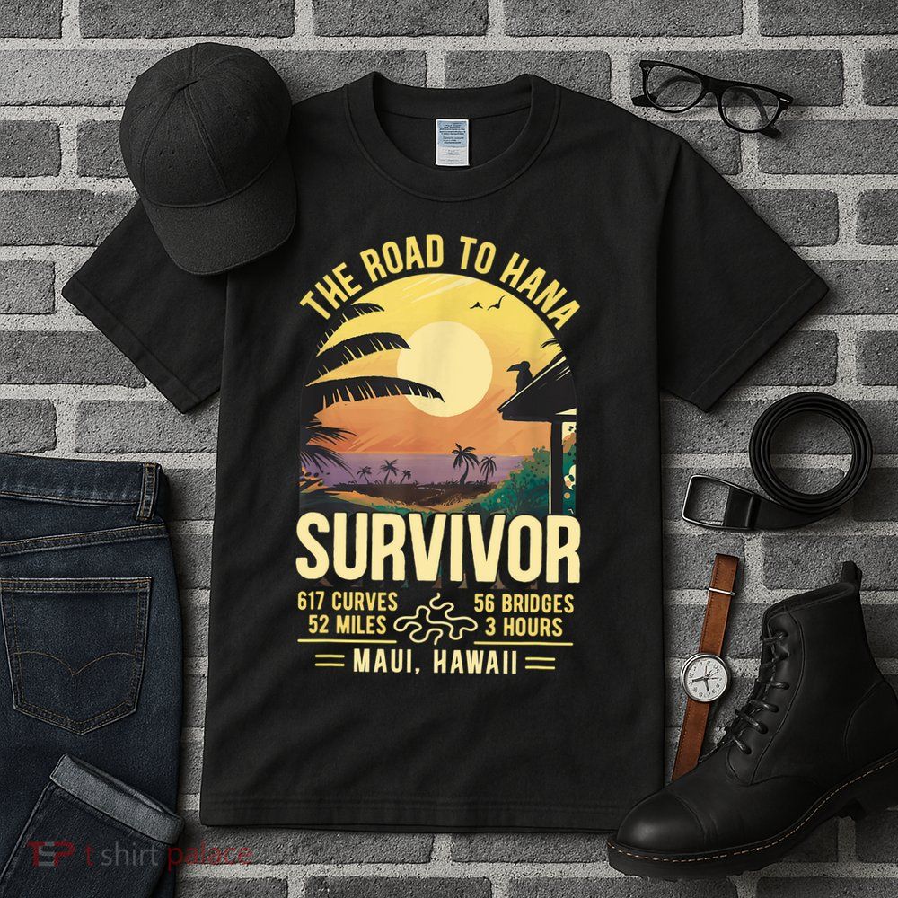 RJC Road To Hana Survivor Maui Hawaii Trip Adventure Tall T-Shirt