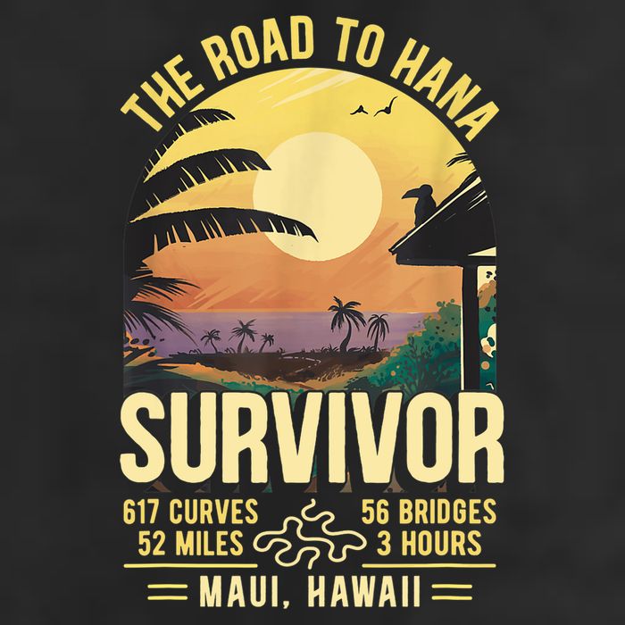 RJC Road To Hana Survivor Maui Hawaii Trip Adventure Adult Drive Performance Visor