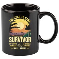 RJC Road To Hana Survivor Maui Hawaii Trip Adventure 11oz C Handle Ceramic Mug