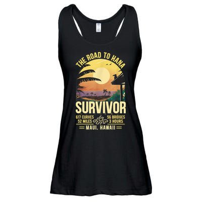 RJC Road To Hana Survivor Maui Hawaii Trip Adventure Ladies Essential Flowy Tank