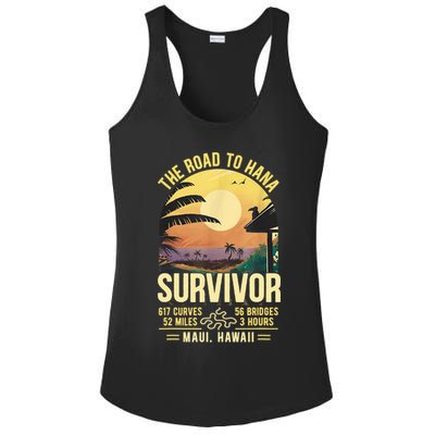 RJC Road To Hana Survivor Maui Hawaii Trip Adventure Ladies PosiCharge Competitor Racerback Tank