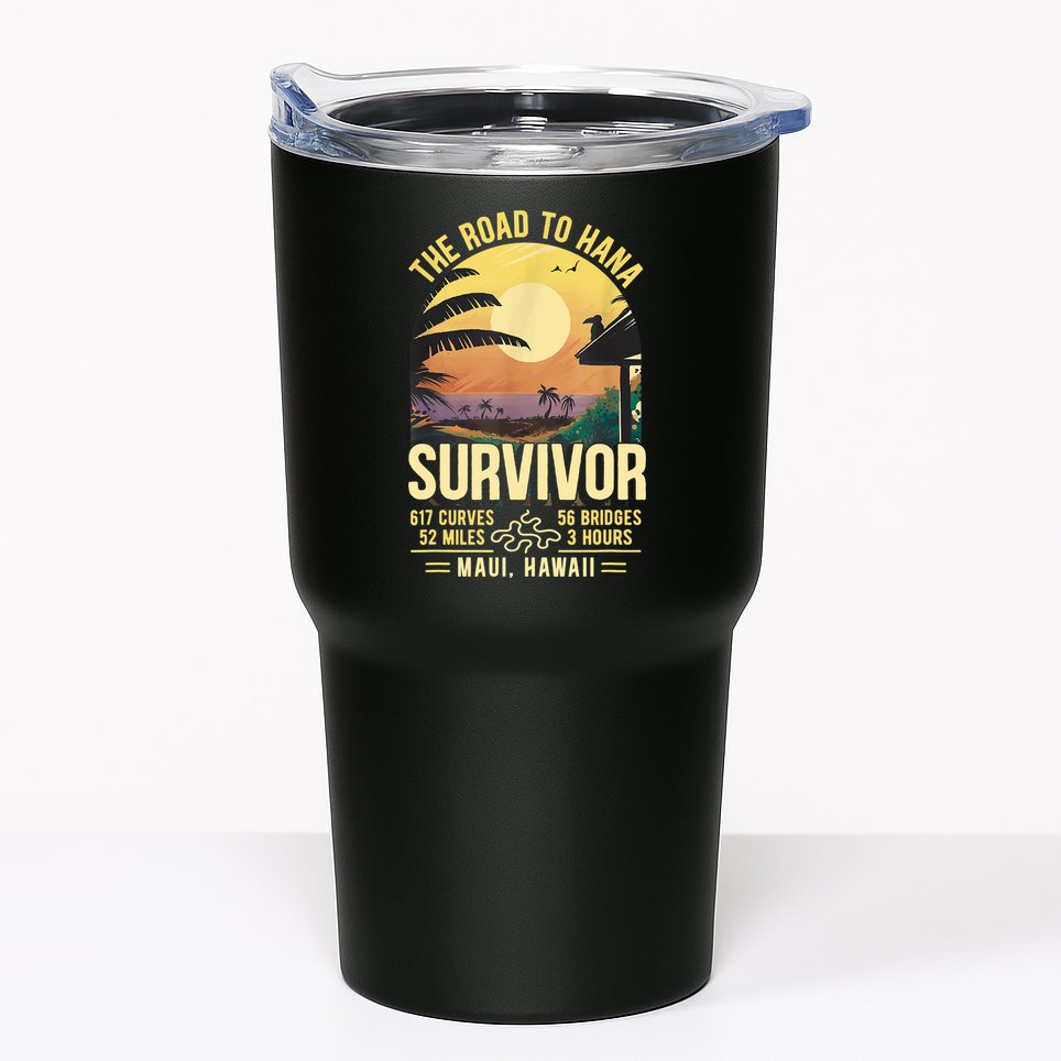 RJC Road To Hana Survivor Maui Hawaii Trip Adventure Tumbler