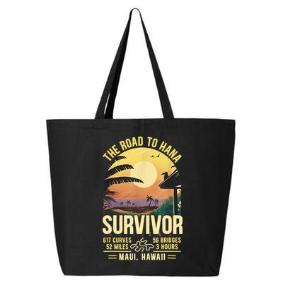 RJC Road To Hana Survivor Maui Hawaii Trip Adventure 25L Jumbo Tote