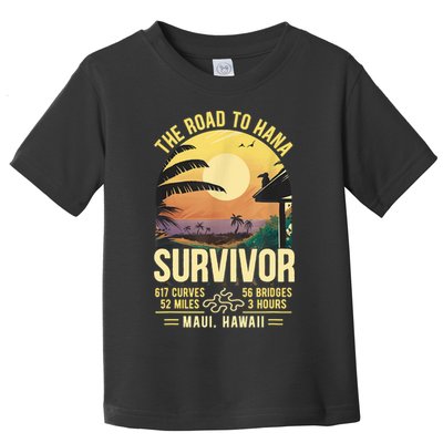 RJC Road To Hana Survivor Maui Hawaii Trip Adventure Toddler T-Shirt