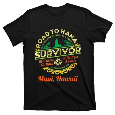 RJC Road To Hana Survivor Maui Hawaii Trip Adventure T-Shirt