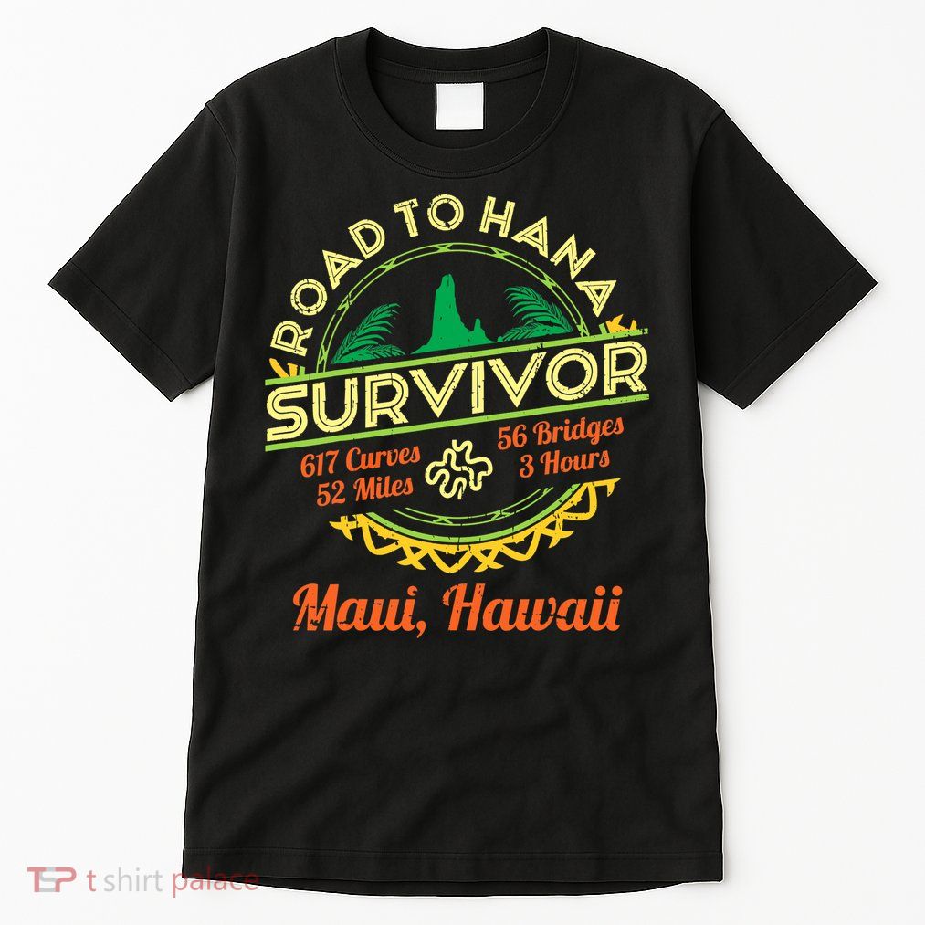 RJC Road To Hana Survivor Maui Hawaii Trip Adventure Tall T-Shirt