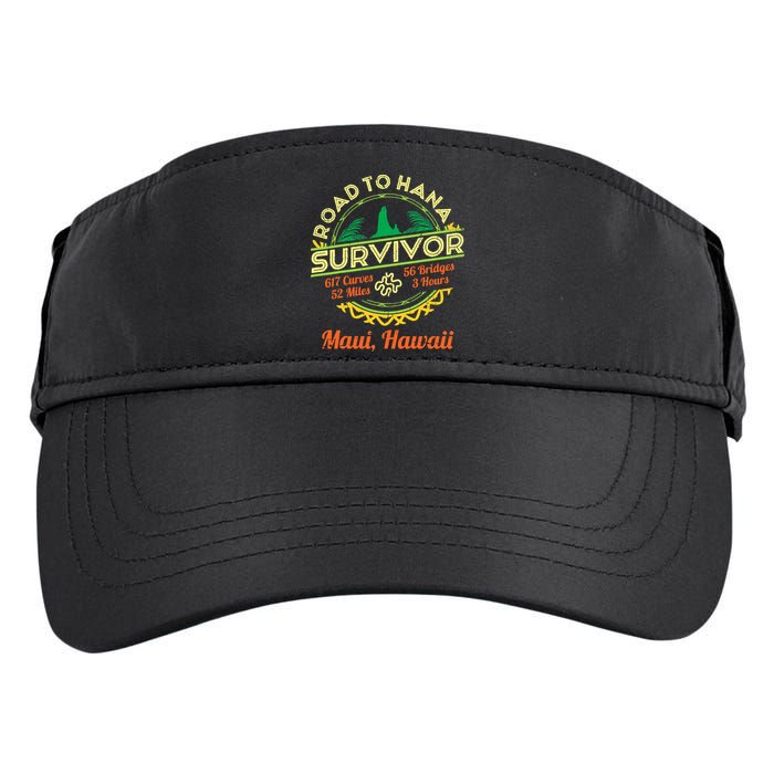 RJC Road To Hana Survivor Maui Hawaii Trip Adventure Adult Drive Performance Visor