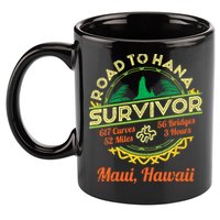 RJC Road To Hana Survivor Maui Hawaii Trip Adventure 11oz C Handle Ceramic Mug