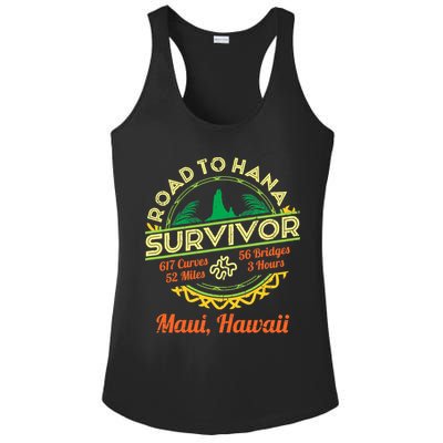 RJC Road To Hana Survivor Maui Hawaii Trip Adventure Ladies PosiCharge Competitor Racerback Tank