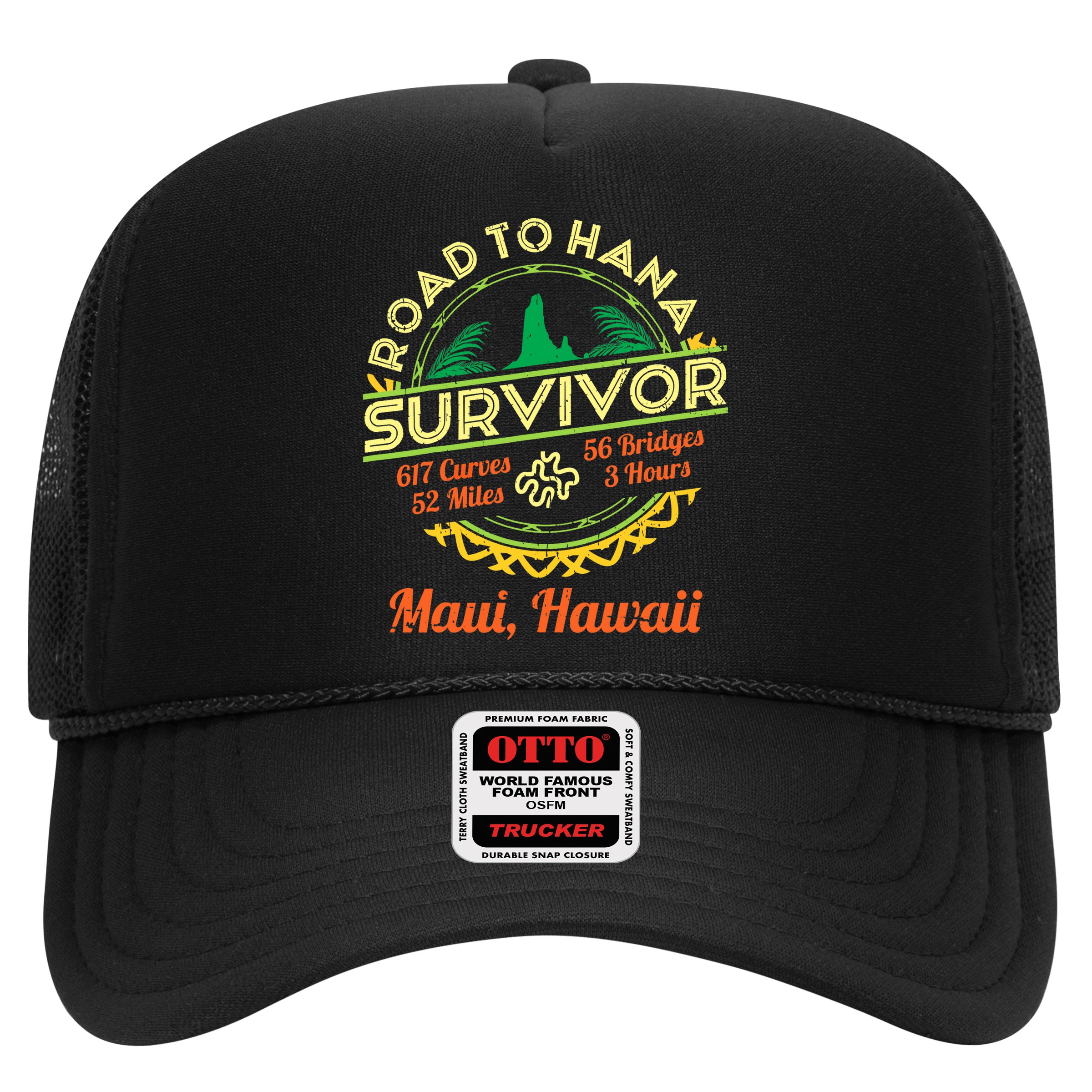 RJC Road To Hana Survivor Maui Hawaii Trip Adventure Hat