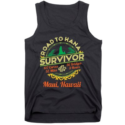 RJC Road To Hana Survivor Maui Hawaii Trip Adventure Tank Top