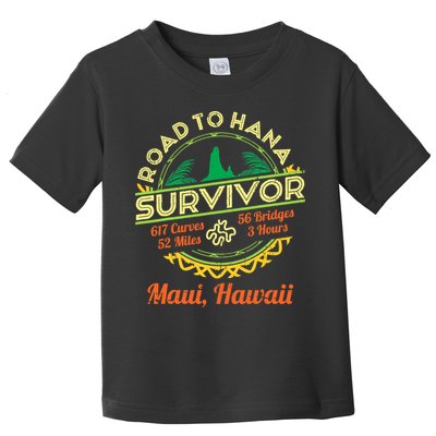 RJC Road To Hana Survivor Maui Hawaii Trip Adventure Toddler T-Shirt