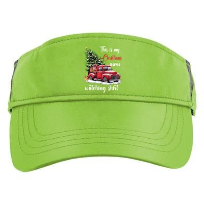 Retro Red Truck Xmas This Is My Christmas Movie Watching Gift Adult Drive Performance Visor