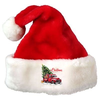 Retro Red Truck Xmas This Is My Christmas Movie Watching Gift Premium Christmas Santa Hat